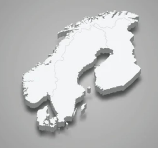 Scandinavia map